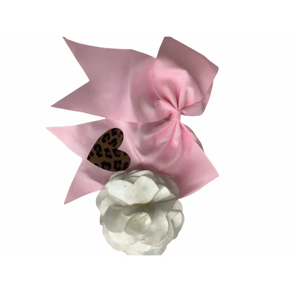 Girl’s Lot of 2 Hair Bow & Flower Accessories